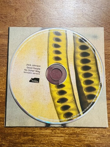 Jack Johnson Good People and No Other Way (Acoustic) Made In Germany CD Single - Imagen 2 de 3