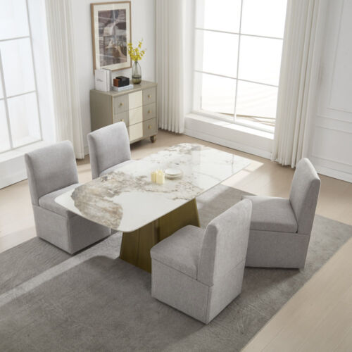 Swivel Upholstered Dining Chairs Set of 2 Swivel Dining Room Chairs with Storage - Picture 9 of 24