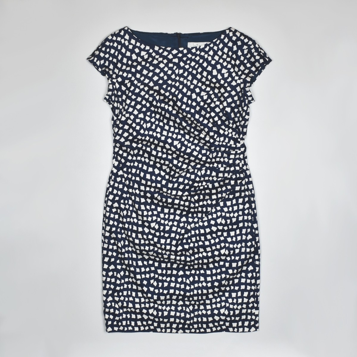 Intrend(Diffusione Tessile)::コットンドレス:IT48[RESALE] Intrend by MAX MARA Dress Lined Cotton Blend Stretch Jersey