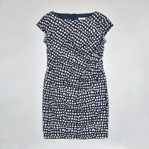 Intrend by MAX MARA Kleid Gefüttert Baumwollmischung Stretch Jersey Klassisch 44 - Picture 2 of 8