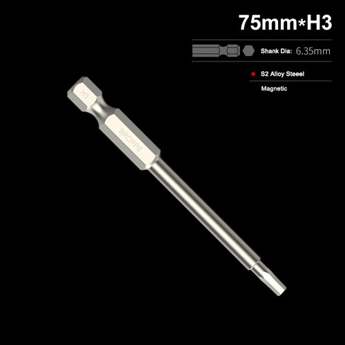 H1.5-H6 Hex Electric Screwdriver Bits 1/4" Shank Magnetic Screws Drive Drill Bit - Picture 26 of 46
