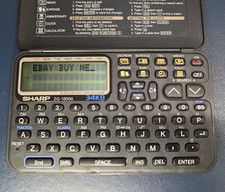 Sharp ZQ-1220A 34KB Electronic Organizer Tested, Works