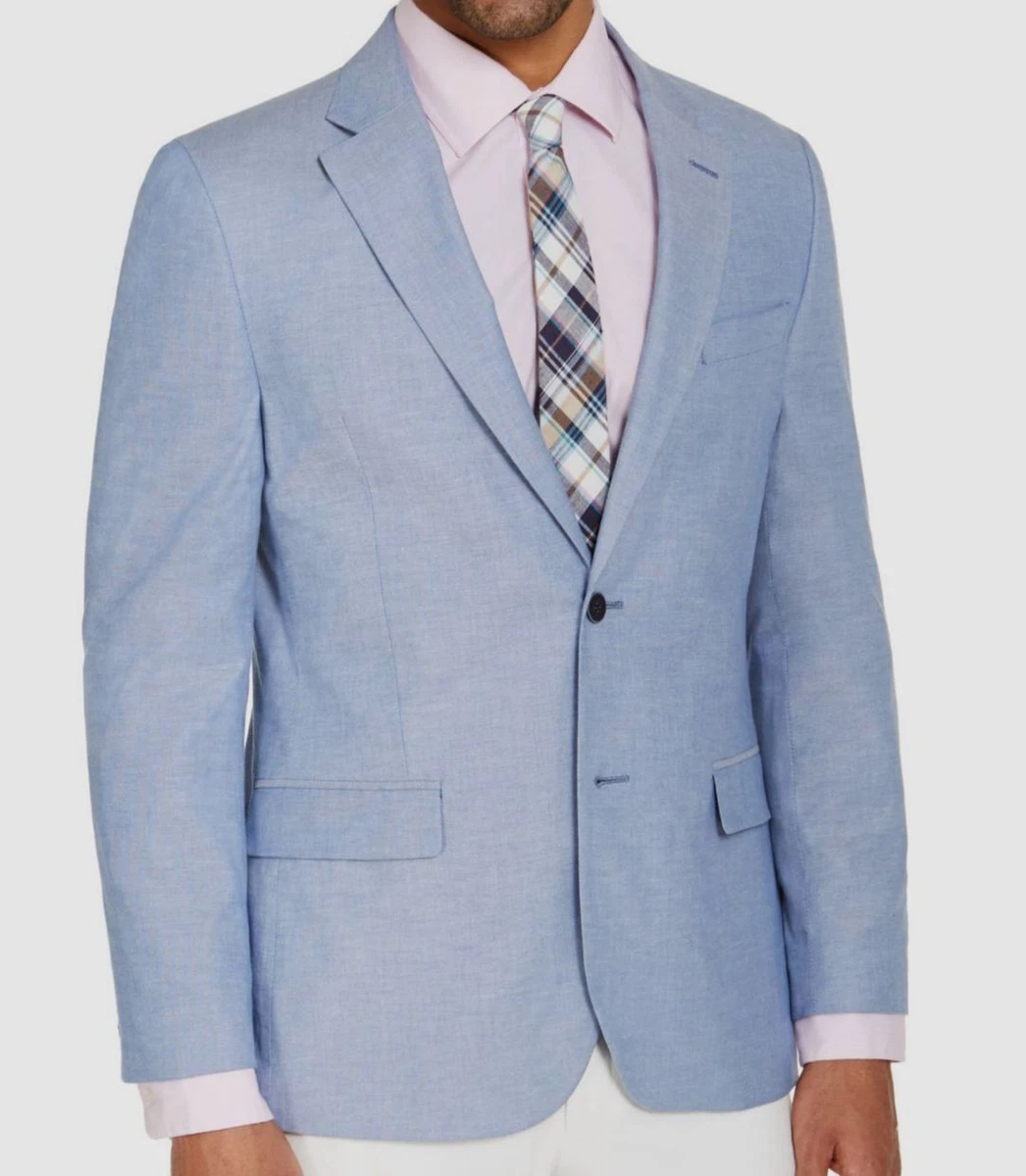Men's clearance chambray blazer