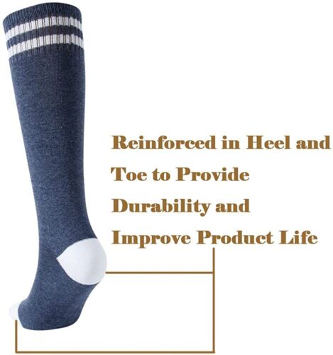 SocksDiary Knee High Soccer Socks for Kids Cotton Blend - Picture 4 of 7