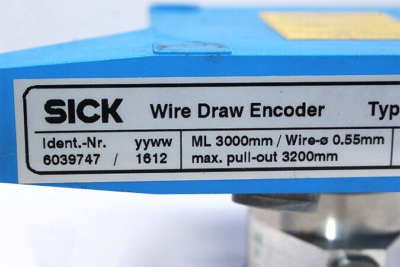 SICK BCG08-K1KM03PP Wire draw encoder 6039747 / SICK BCG08