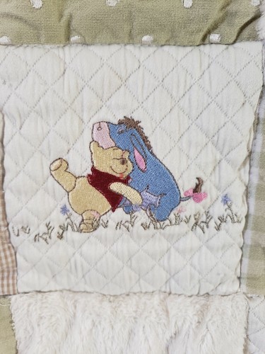 Vintage Classic Winnie The Pooh, Tigger, Piglet,  Crib Blanket, (XL) 44" X 34" - Picture 5 of 7