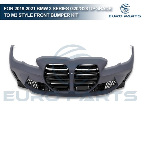For 2019 2020 2021 BMW 3 Series G20 G28 Upgrade To M3 Style Front Bumper Kit - Picture 3 of 10