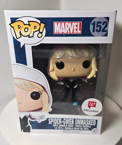 Funko Pop! Vinyl: Marvel - Spider-Gwen - UnMasked) - Walgreens (Exclusive) #152