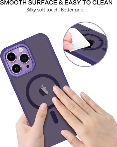For iPhone 14 Pro Max Shockproof MagSafe Case Heavy Duty Magnetic Rugged Cover - Zdjęcie 3 z 9