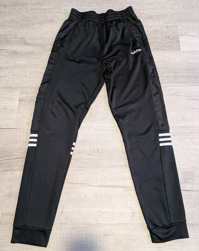 Adidas Jugend Jungen Gr. XL 18-20 drei Streifen Hose schwarz AK5710