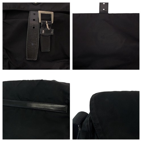 Authentique PRADA Tessuto Triangle avec Logo le plus cher Sac Bandoulière Messenger Bag Nylon