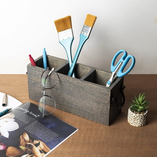 3 Compartment Flatware Caddy Cutlery Utensil Holder Organizer Caddy Box For C... - Picture 5 of 6