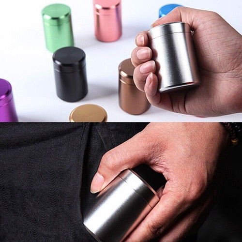 Smell Proof Airtight Her Weed Bud Storage Stash Jar Tea Can Kitchen Container - Picture 6 of 16