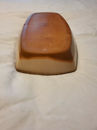 Plato para servir vintage Frankoma 5QD Plainsman marrón 13 1/2" x 7" - Imagen 5 de 8