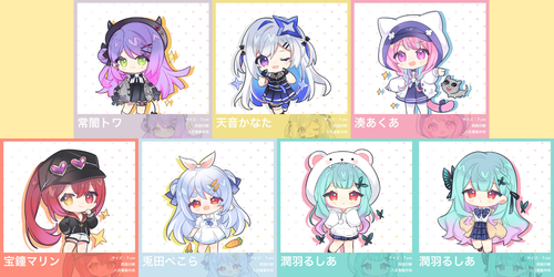 Hololive Vtuber Amane Kanata Double-sided Acrylic Keychain Charm Volume.14 - Picture 2 of 2