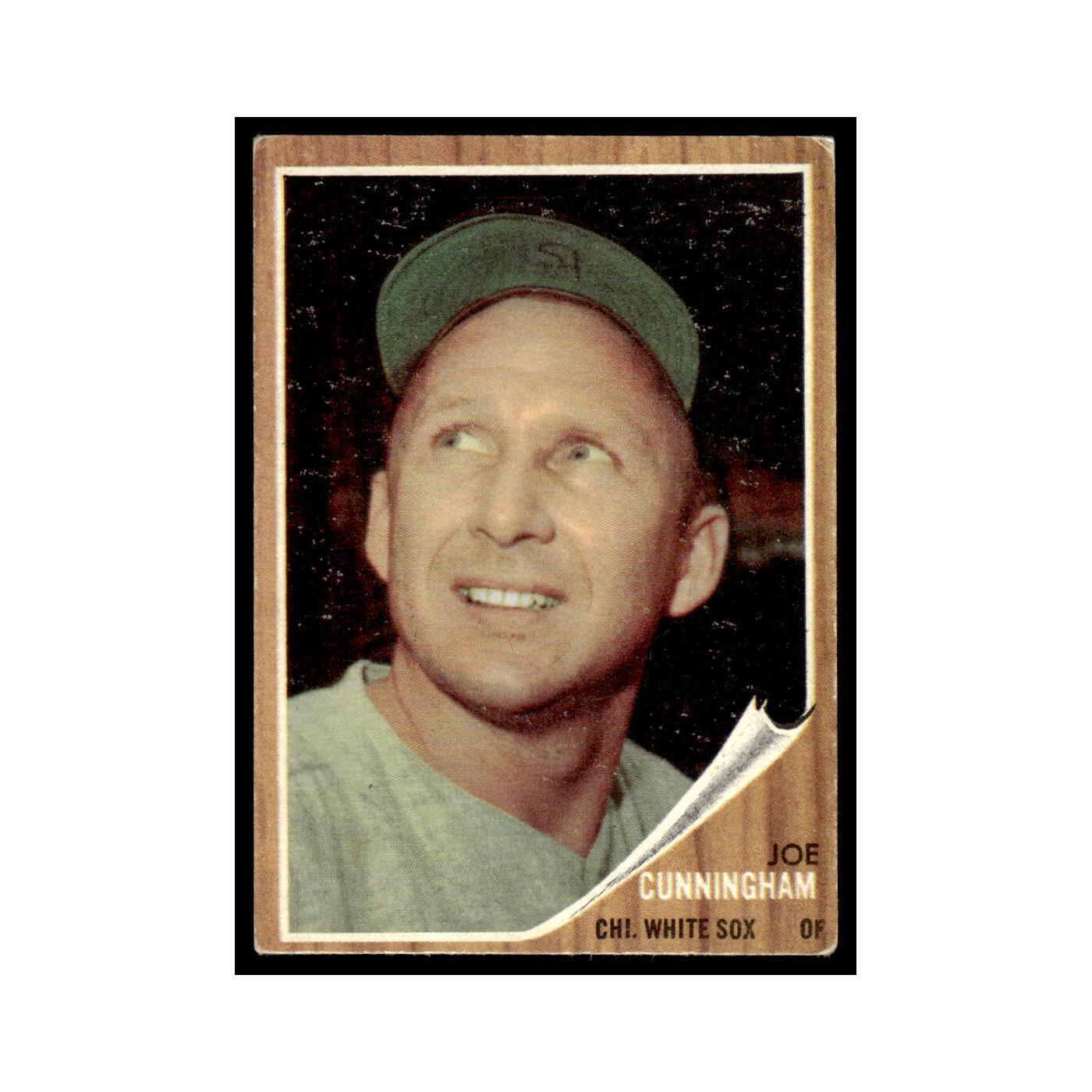 Joe Cunningham 1962 Topps #195 Chicago White Sox Baseball Card VG