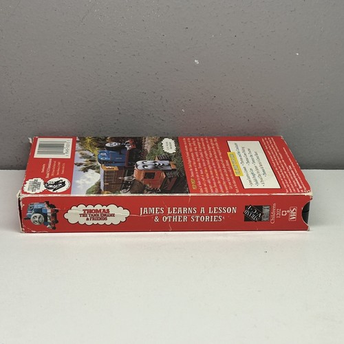 Thomas the Tank Engine Friends VHS James Learns Lesson Stories Video Tape Train - Picture 7 of 12