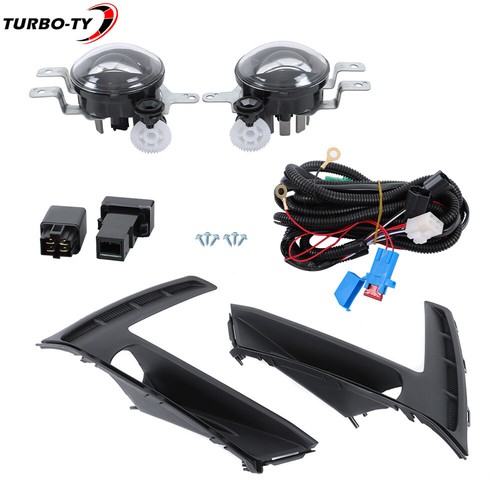Luces antiniebla LED negras para Honda CRV CR-V 2023-2024 interruptor bisel de cable derecha e izquierda - Imagen 3 de 17