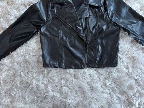 Knit Works Mädchen Blumenkleid mit Kunstleder Motorradjacke, XL (16) - Bild 13 von 20