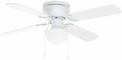 Littleton 42 In Led Indoor White Ceiling Fan With Light Kit For Sale Online Ebay