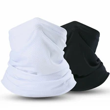Thin Face Mask Neck Gaiter Sun UV Shield Breathable Cooling Bandana Balaclava