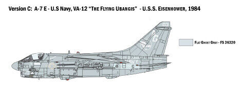 Italeri A-7E Corsair II 1/72 Aircraft Kit - 1411 - Picture 5 of 12