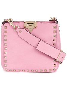 Valentino Rockstud Pink Rose Mini Leather Shoulder Strap Messenger Crossbody Bag | eBay