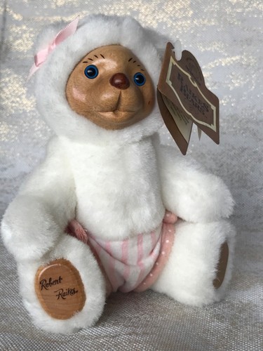Raikes Bears Collectible Vintage Beautiful White Teddy Bear Mini 7” inches - Picture 10 of 12