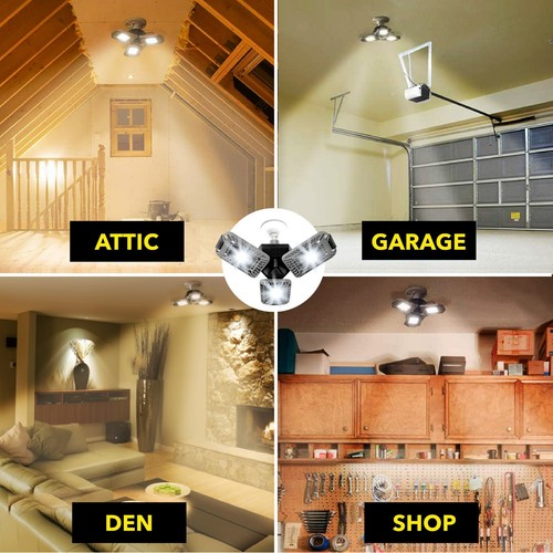 Bell + Howell TriBurst 2000 Lumens Multi-Directional LED 3 Panel Ceiling Light - Picture 9 of 9