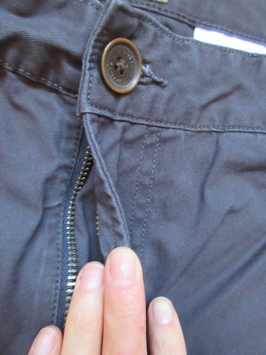 Mens Timberland W38 L30 Navy Blue Chino Trousers - Picture 6 of 8