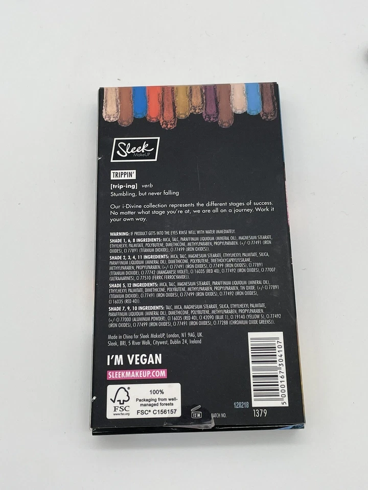 Sleek I-Divine Eyeshadow Palette Trippin' 12g - Bild 2 von 2