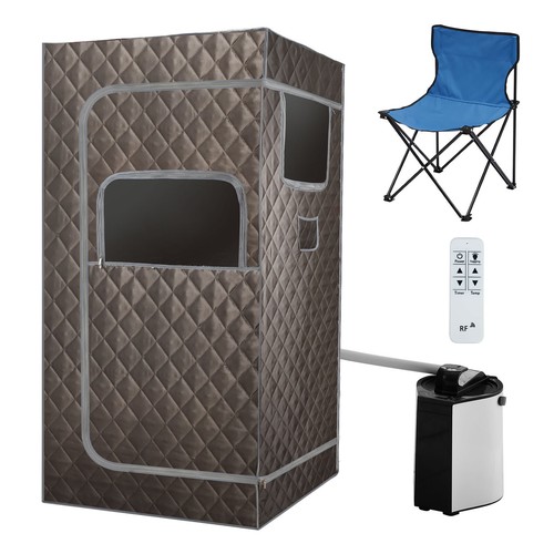 Portable Steam Sauna Tent Home Steamer Heating Slimming Skin Body Spa 90x180cm - Picture 9 of 10