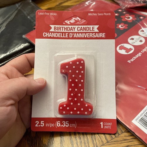 Fancy 1st Birthday Highchair Decoration Kit Plastic 1st Party Banner Candle - Picture 4 of 4