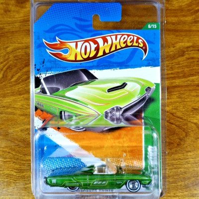 Hot Wheels Super Treasure Hunts '63 T-Bird Green Real Riders