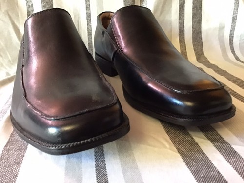 Florsheim Men's Bio Comfort Barton Black Leather Slip On Dress Shoes Size 14D - Picture 2 of 10