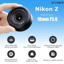 7artisans 18mm F5.6 Full Frame Wide Angle Manual Focus Lens for Nikon Z-Mount 