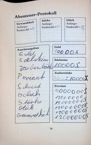 Fighting Fantasy - Der Hexenmeister vom flammenden Berg - Goldmann Ed - C+/B-/C+ - Bild 6 von 9