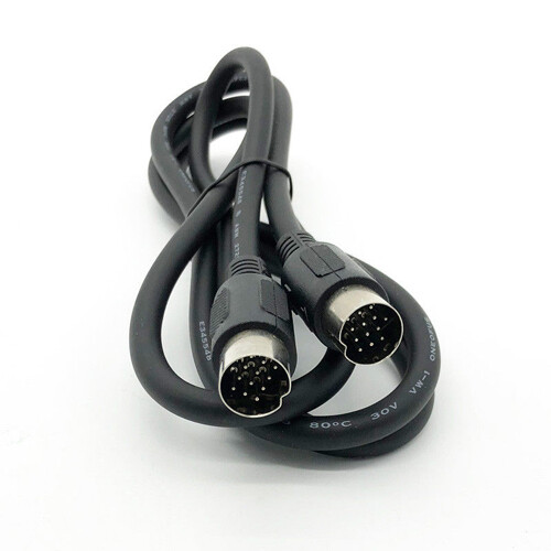 Cable Din Midi de 13 polos 5 ft para Fender Stratocaster Roland GC-1 GR20 VG33 GK - Imagen 2 de 4