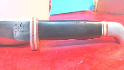 Vtg- JET- AER G-96 No 920 Fixed Blade- Hunting Knife-Stainless- Japan and sheath - Picture 4 of 8
