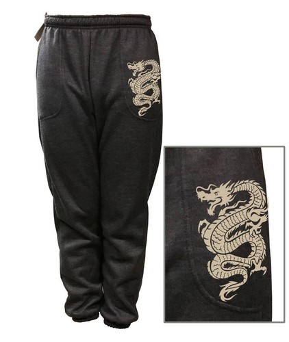 NEU HERREN DAMEN BEDRUCKT DRACHE LUSTIG FLEECE JOGGINGHOSE KORDELZUG SWEATHOSE S ~ 5XL - Bild 1 von 13