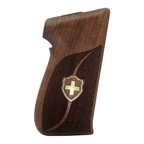 Customizable SIG P210-1/P210-4/P210-5/ P210-6/ DK M49 Compatible KSD Walnut Grip - Picture 3 of 5