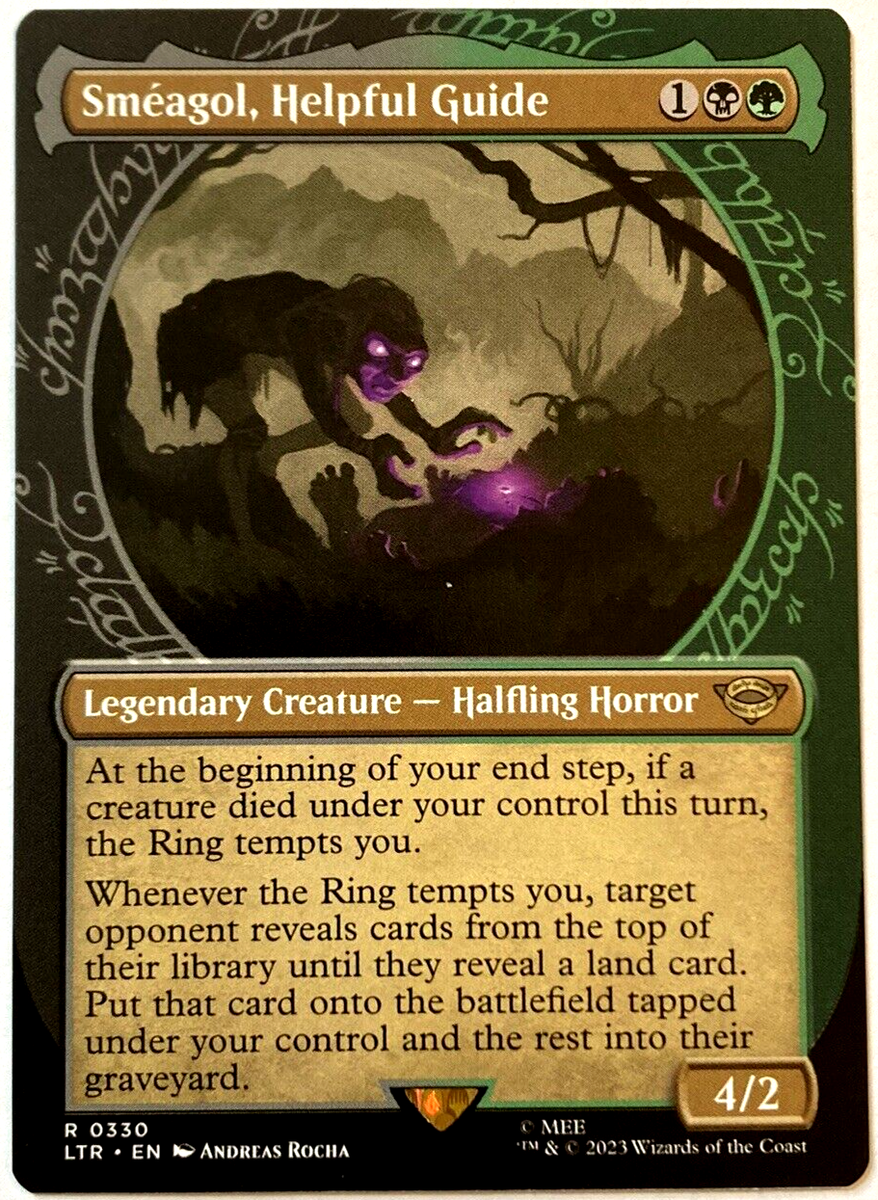 smeagol mtg card Gollum, Patient Plotter  The Lord of the Rings: Tales of Middle-earth  (LTR) #84  Scryfall Magic: The Gathering Search