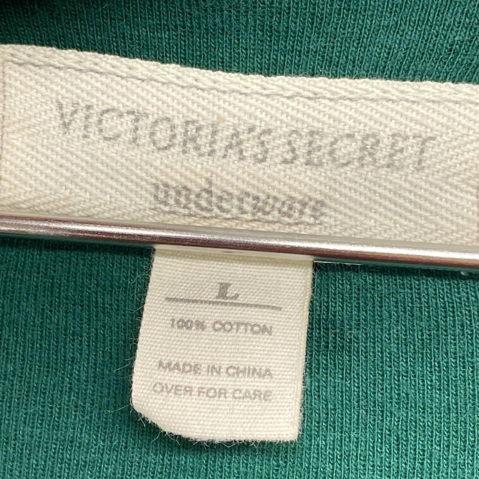 Pijama Victorias Secret Mujer Grande Una Pieza Térmico Rojo Verde Navidad Foto 4 de 4