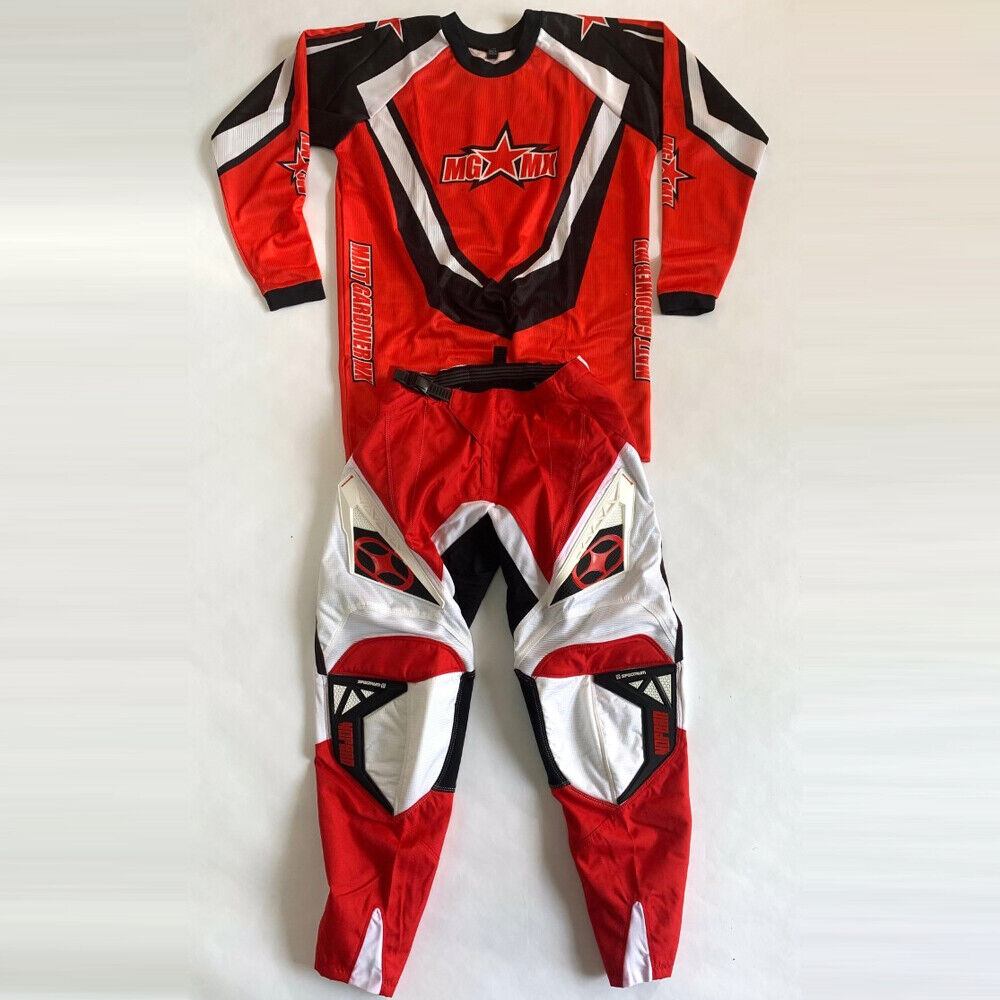 NO FEAR SPECTRUM MOTOCROSS KIT PANTS JERSEY MGMX RED / WHITE NO FEAR SPECTRUM MOTOCROSS KIT PANTS JERSEY MGMX RED / WHITE