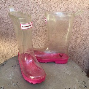 american girl clear boots