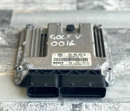 VW GOLF 2004 1.6 PETROL ENGINE CONTROL UNIT ECU 03C906056BA - Picture 2 of 3