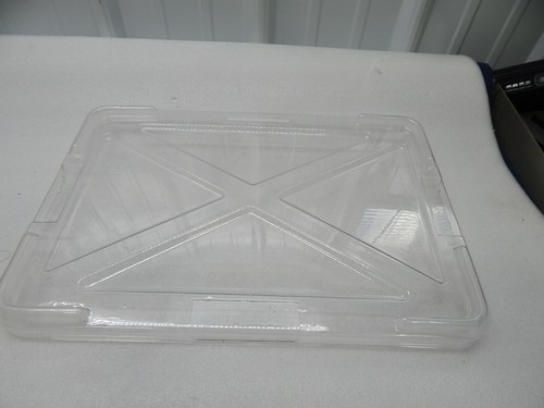 Tapa de polímero de grado industrial AKRO-MILS para contenedor de rejilla 15105 ajuste 105 transparente - Imagen 4 de 7