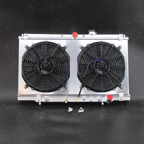SPAWON Fit 1994-01 Honda Accord Prelude 97-99 Aruca CL Radiator & Fan Shroud AT - Foto 3 di 8