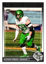 2024 Panini Score JACKSON POWERS-JOHNSON 321 Las Vegas Raiders RC Football Card