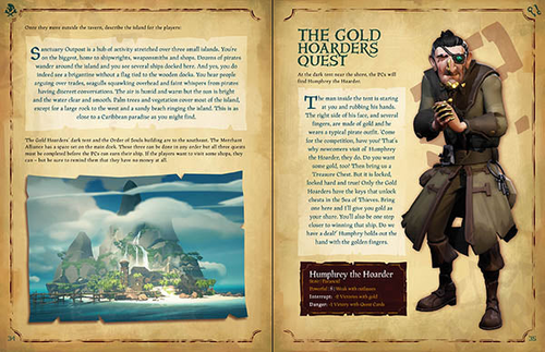 Combo: Sea of Thieves TTRPG + Tale of Two Captains Expansion + Legendary Dice - Picture 4 of 16